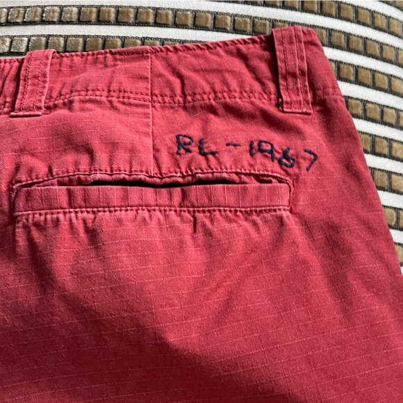 Polo Ralph Lauren Red Cargo Shorts - Picture 6 of 10